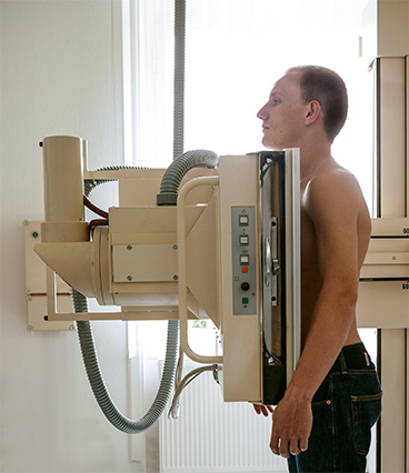 Röntgenuntersuchung der Lunge